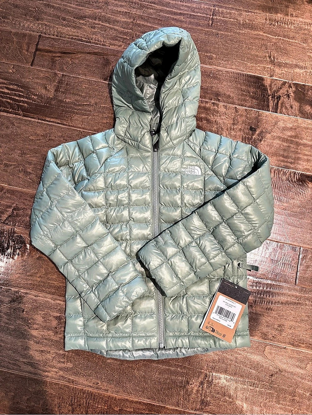 NWT The North Face kids Thermoball hooded jacket - Slate Moss
